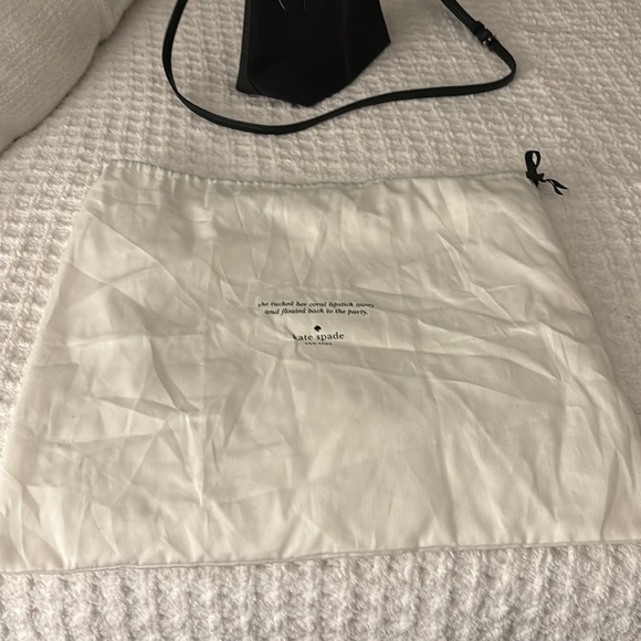 NWT Kate Spade Small Joeley Satchel in black (001) with sparkles - Picture 11 of 16